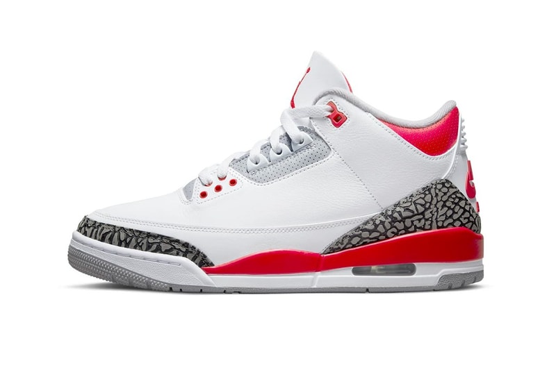 Air Jordan 3 最新復刻配色「Fire Red」官方圖輯、發售情報正式公開