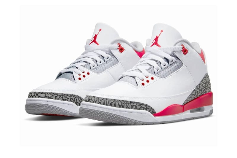Air Jordan 3 最新復刻配色「Fire Red」官方圖輯率先曝光