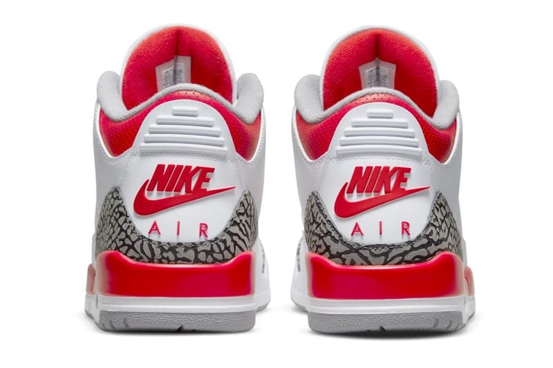 Air Jordan 3 最新復刻配色「Fire Red」官方圖輯、發售情報正式公開