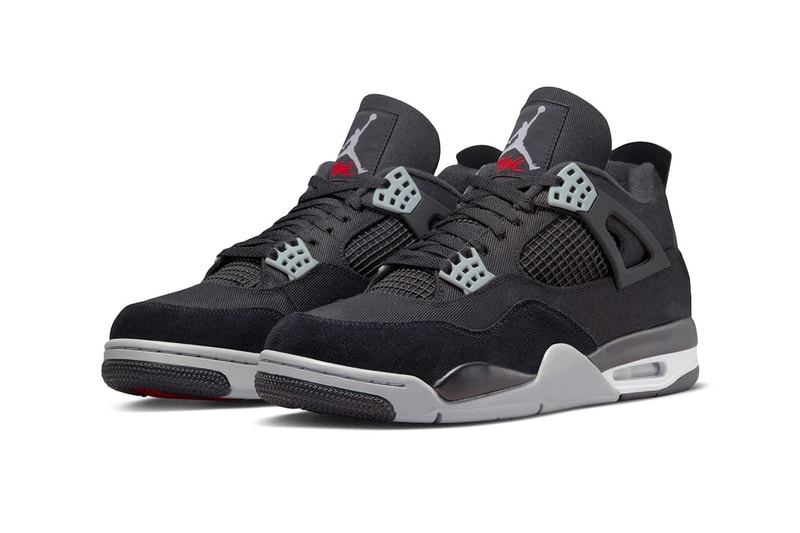 Air Jordan 4 最新配色「Black Canvas」官方圖輯、發售情報率先公開