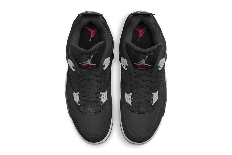 Air Jordan 4 最新配色「Black Canvas」官方圖輯、發售情報率先公開