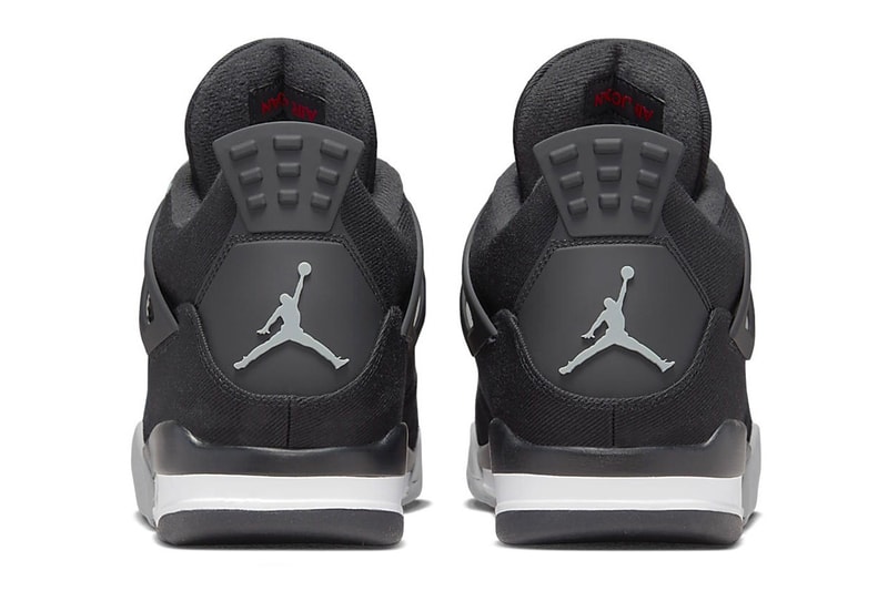 Air Jordan 4 最新配色「Black Canvas」官方圖輯、發售情報率先公開