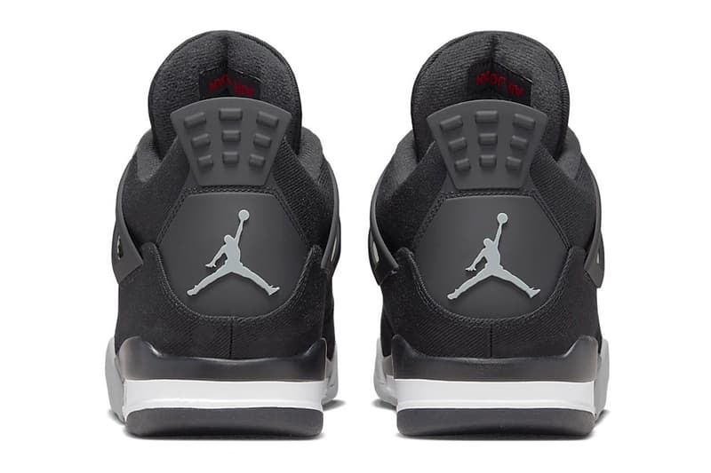 Air Jordan 4 最新配色「Black Canvas」官方圖輯、發售情報率先公開