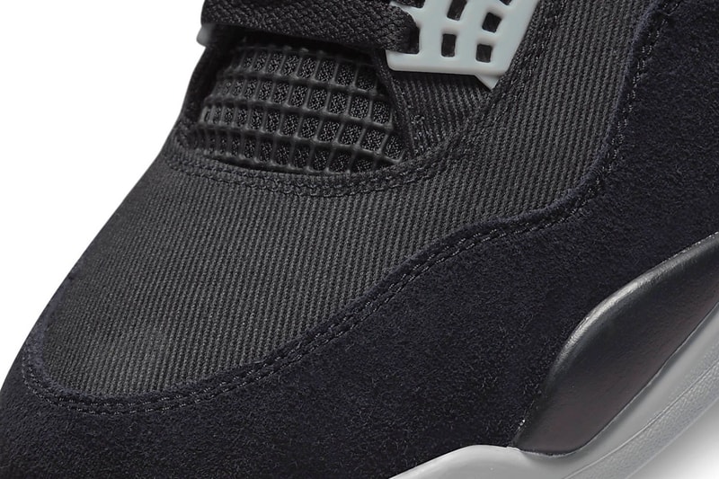 Air Jordan 4 最新配色「Black Canvas」官方圖輯、發售情報率先公開