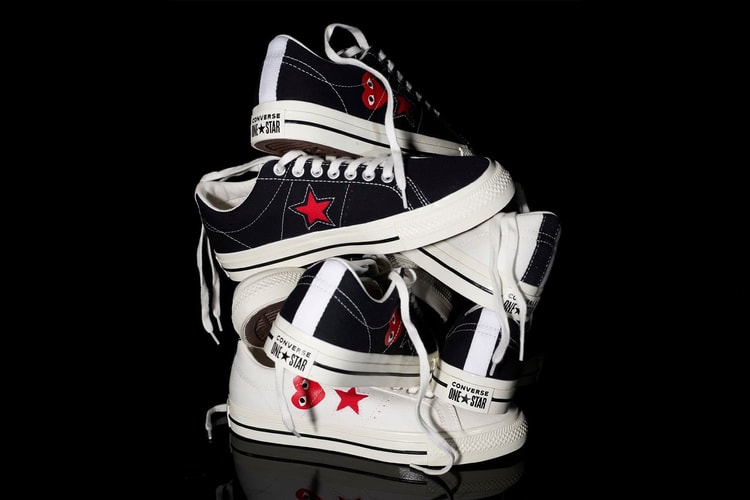 COMME des GARÇONS PLAY x Converse One Star 聯乘系列鞋款發佈