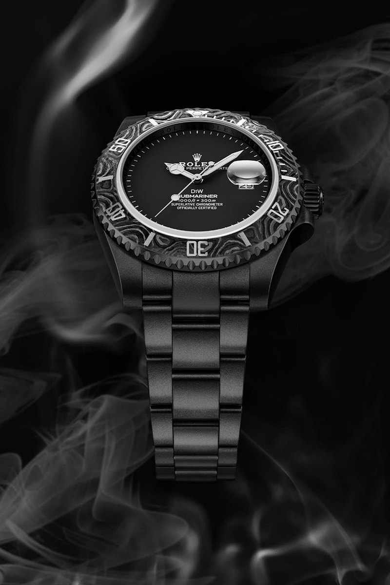 DiW 打造極簡黑水鬼 Rolex Submariner 定製錶款「Ghost」