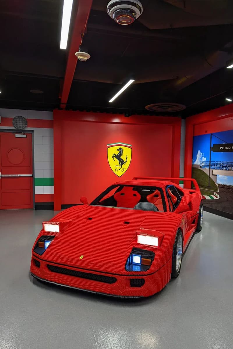 率先近賞 LEGO 實體化 1:1 尺寸 Ferrari F40 積木模型