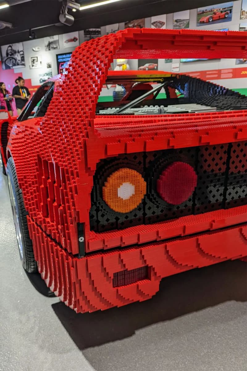 率先近賞 LEGO 實體化 1:1 尺寸 Ferrari F40 積木模型