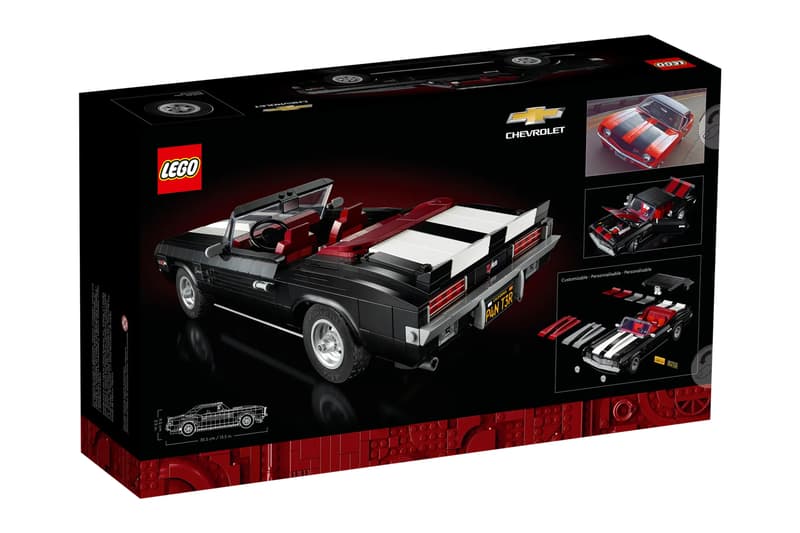 LEGO 正式發佈 Chevrolet Camaro Z28 積木模型