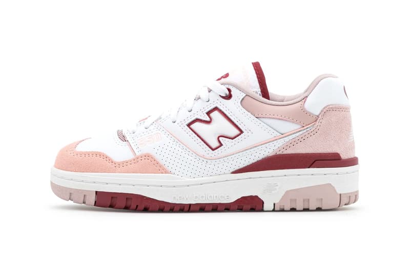 New Balance 550 最新配色「White Scarlet」率先曝光