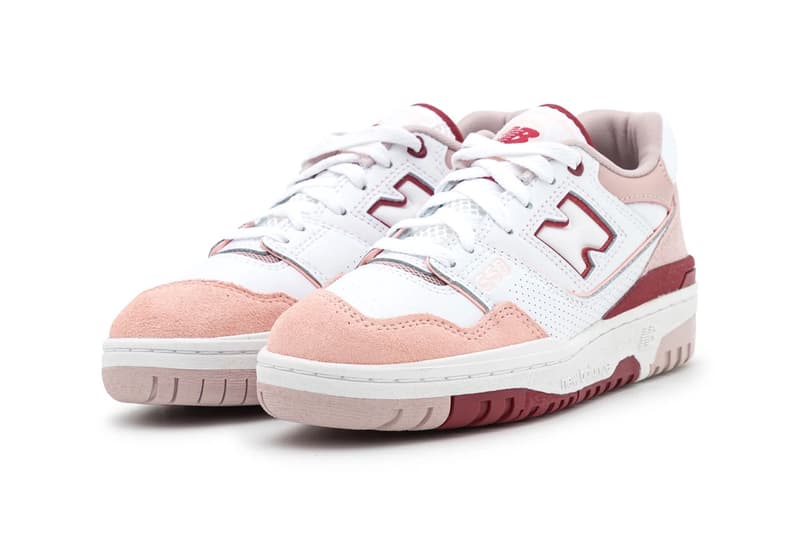 New Balance 550 最新配色「White Scarlet」率先曝光