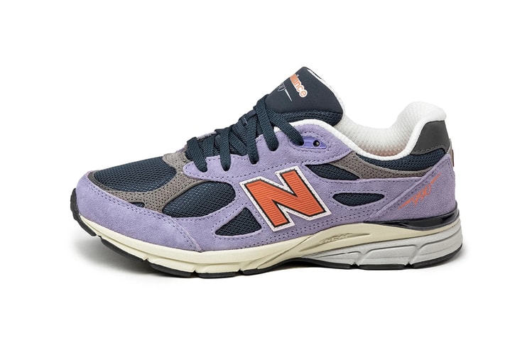 New Balance 990v3 MADE in USA 最新配色「Raw Amethyst/Team Orange」正式登場