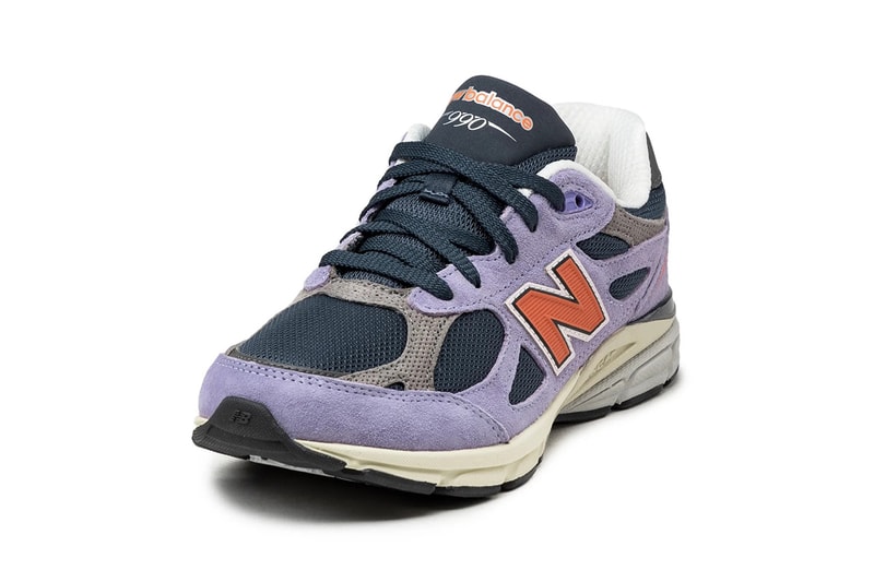 New Balance 990v3 MADE in USA 最新配色「Raw Amethyst/Team Orange」正式登場