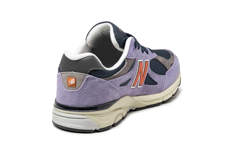 New Balance 990v3 MADE in USA 最新配色「Raw Amethyst/Team Orange」正式登場