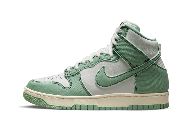 Nike Dunk High 1985 最新丹寧配色「Green Denim」正式登場