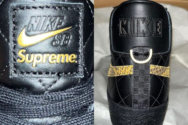 Supreme x Nike SB Blazer 最新聯名鞋款率先曝光