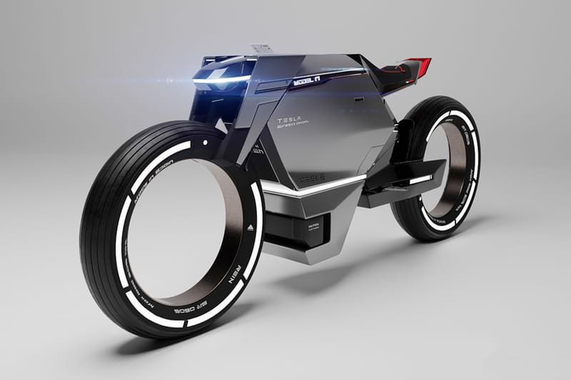 西班牙設計師打造 Tesla Cybertruck 主題未來概念電能機車