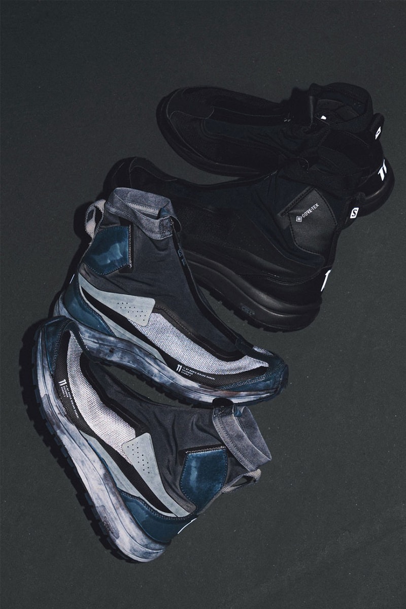 11 by Boris Bidjan Saberi x Salomon 聯乘鞋款系列正式登陸 HBX