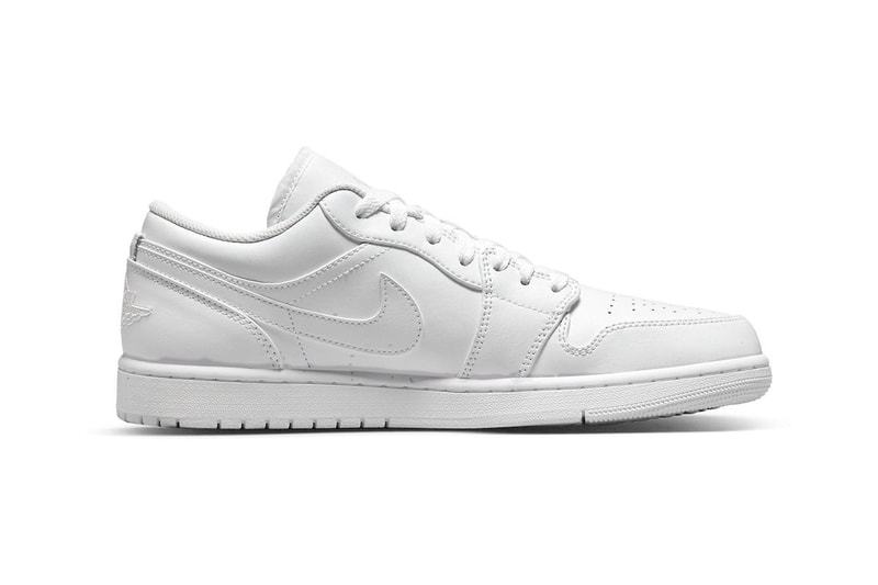 Air Jordan 1 Low 最新配色「Triple White」官方圖輯、發售情報正式公開