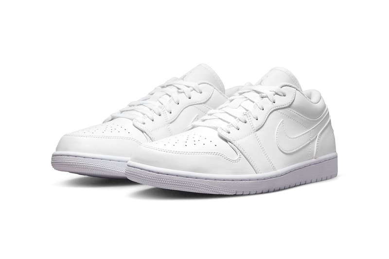 Air Jordan 1 Low 最新配色「Triple White」官方圖輯、發售情報正式公開
