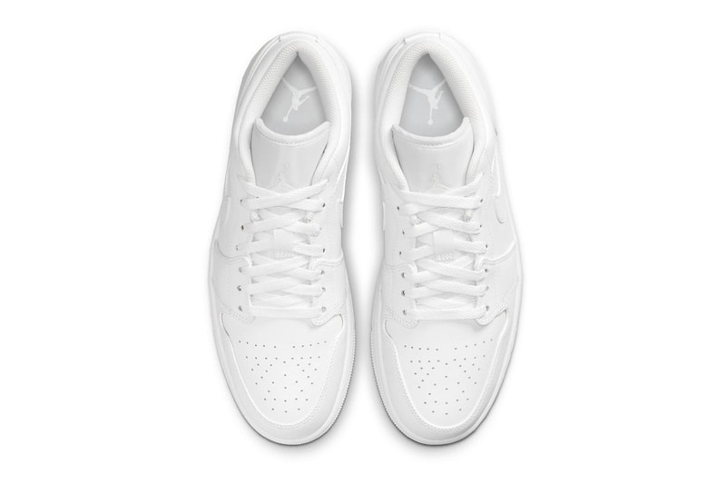 Air Jordan 1 Low 最新配色「Triple White」官方圖輯、發售情報正式公開
