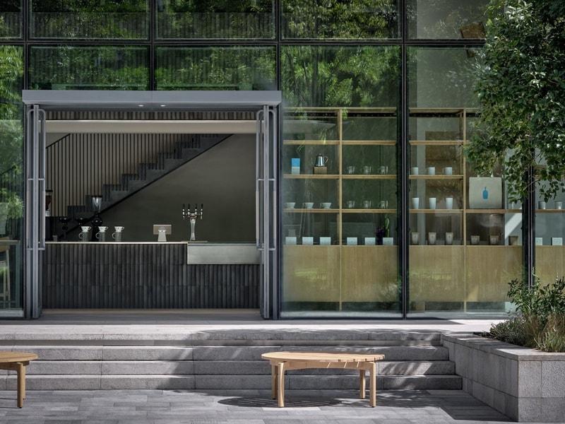 走進 Blue Bottle Coffee 上海靜安嘉里中心門店