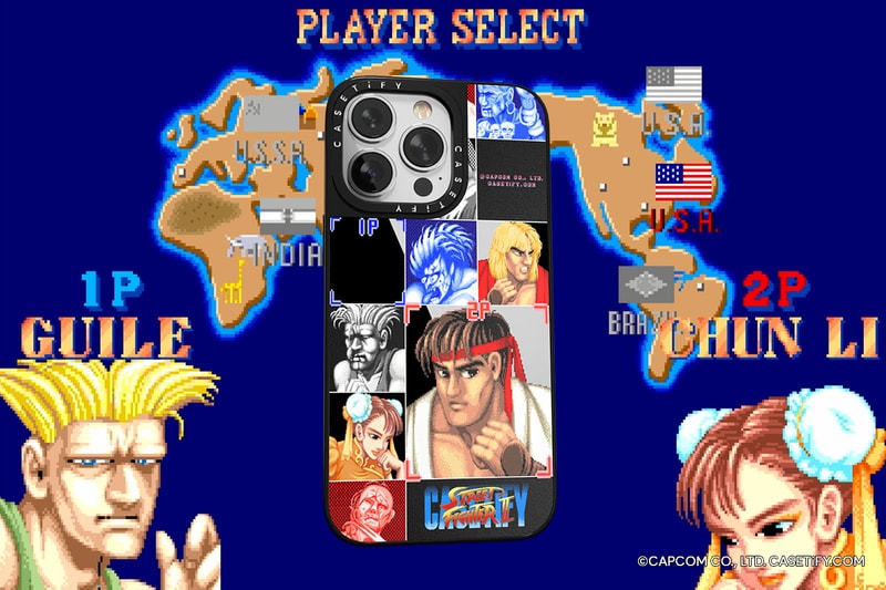 CASETiFY 攜手《快打旋風 Street Fighter》打造最新聯名系列