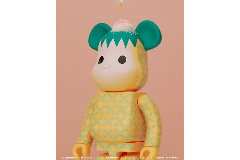 CLOT x Medicom Toy Pink Pineapple BE@RBRICK 最新聯名公仔正式登場