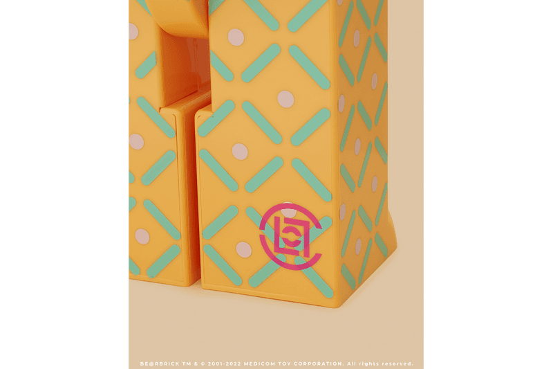 CLOT x Medicom Toy Pink Pineapple BE@RBRICK 最新聯名公仔正式登場