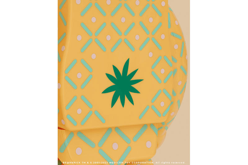 CLOT x Medicom Toy Pink Pineapple BE@RBRICK 最新聯名公仔正式登場