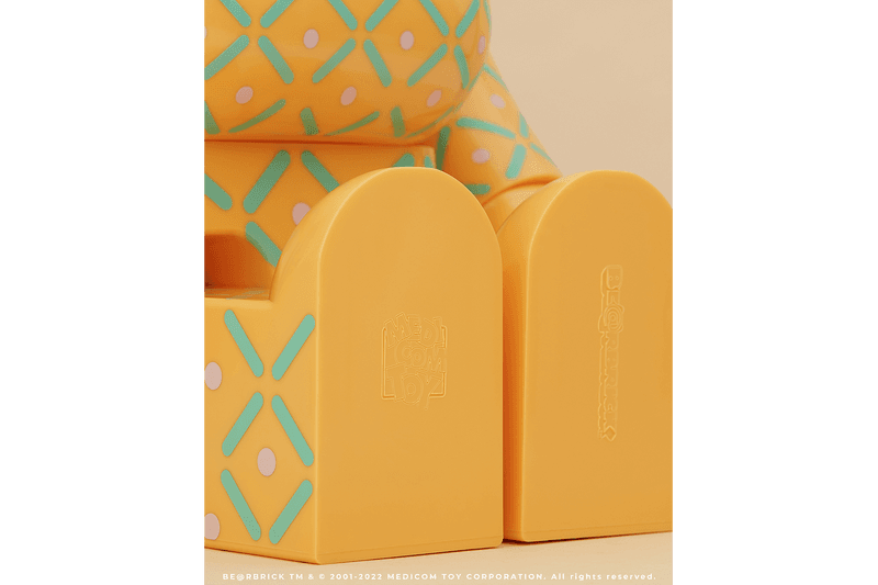 CLOT x Medicom Toy Pink Pineapple BE@RBRICK 最新聯名公仔正式登場