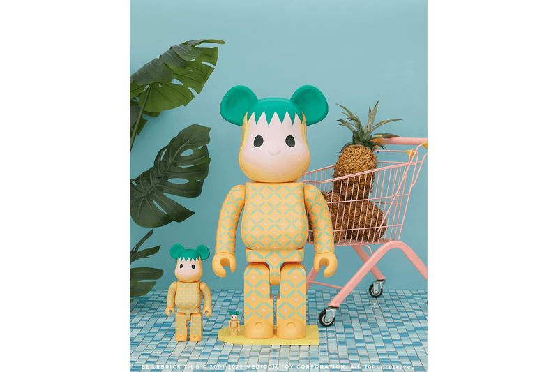 CLOT x Medicom Toy Pink Pineapple BE@RBRICK 最新聯名公仔正式登場