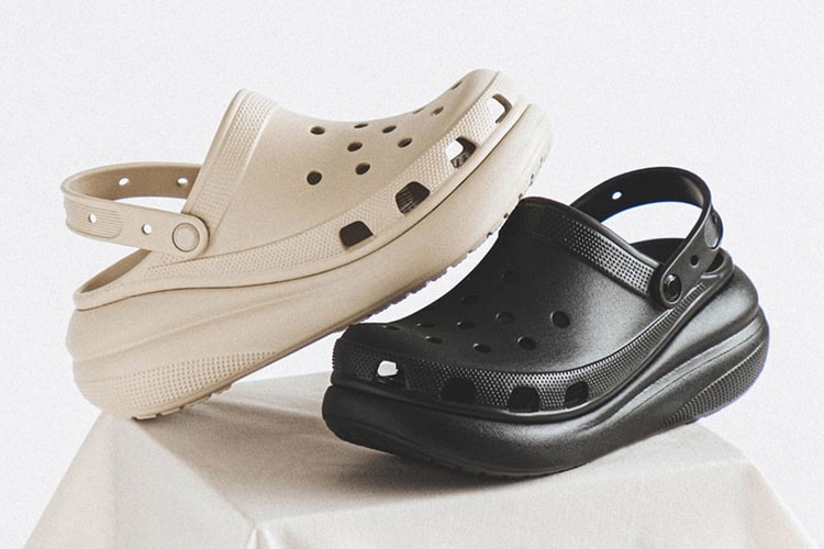 Crocs 人氣超厚底洞洞鞋款 Classic Crush Clog 最新配色正式登陸 HBX