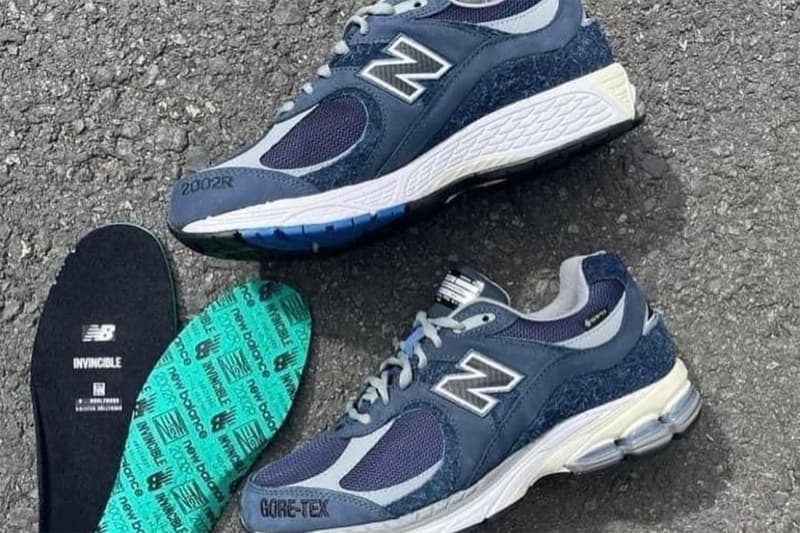 N.HOOLYWOOD x INVINCIBLE x New Balance 2002R GORE-TEX「Navy」聯乘鞋款率先曝光