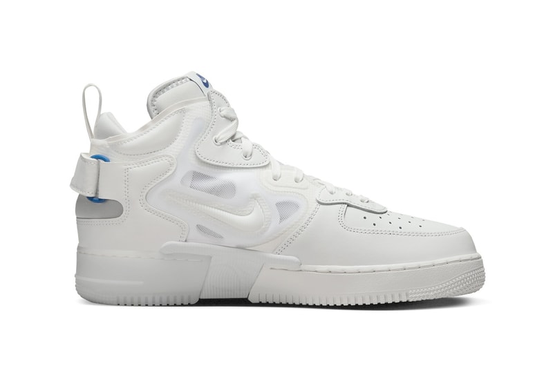 率先近賞 Nike Air Force 1 Mid React 最新配色「Summit White」官方圖輯