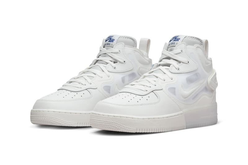 率先近賞 Nike Air Force 1 Mid React 最新配色「Summit White」官方圖輯