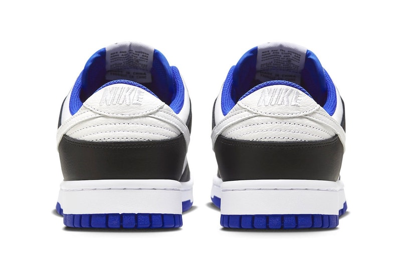 Nike Dunk Low 最新黑白藍配色鞋款正式登場
