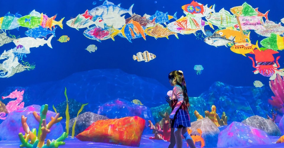 光影藝術團隊 teamLab 作品「數位水族館」即將登陸紐瓦克博物館