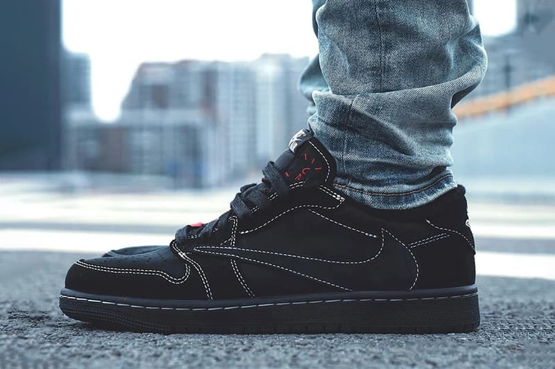 Travis Scott x Air Jordan 1 Low OG SP「Black Phantom」實鞋上腳圖輯公開