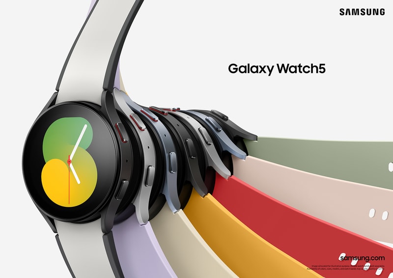 Samsung Galaxy Watch5 系列結合時尚感與功能性