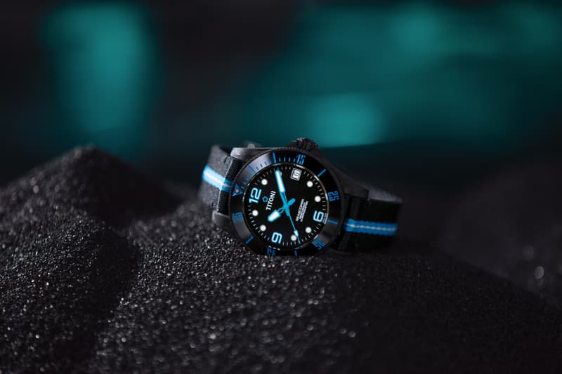 極輕巧而高強度,TITONI 全新 Seascoper 600 CarbonTech 潛水腕表