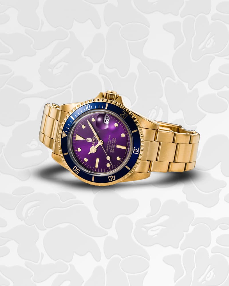 A BATHING APE® 全新 TYPE 1 BAPEX 系列錶款發佈