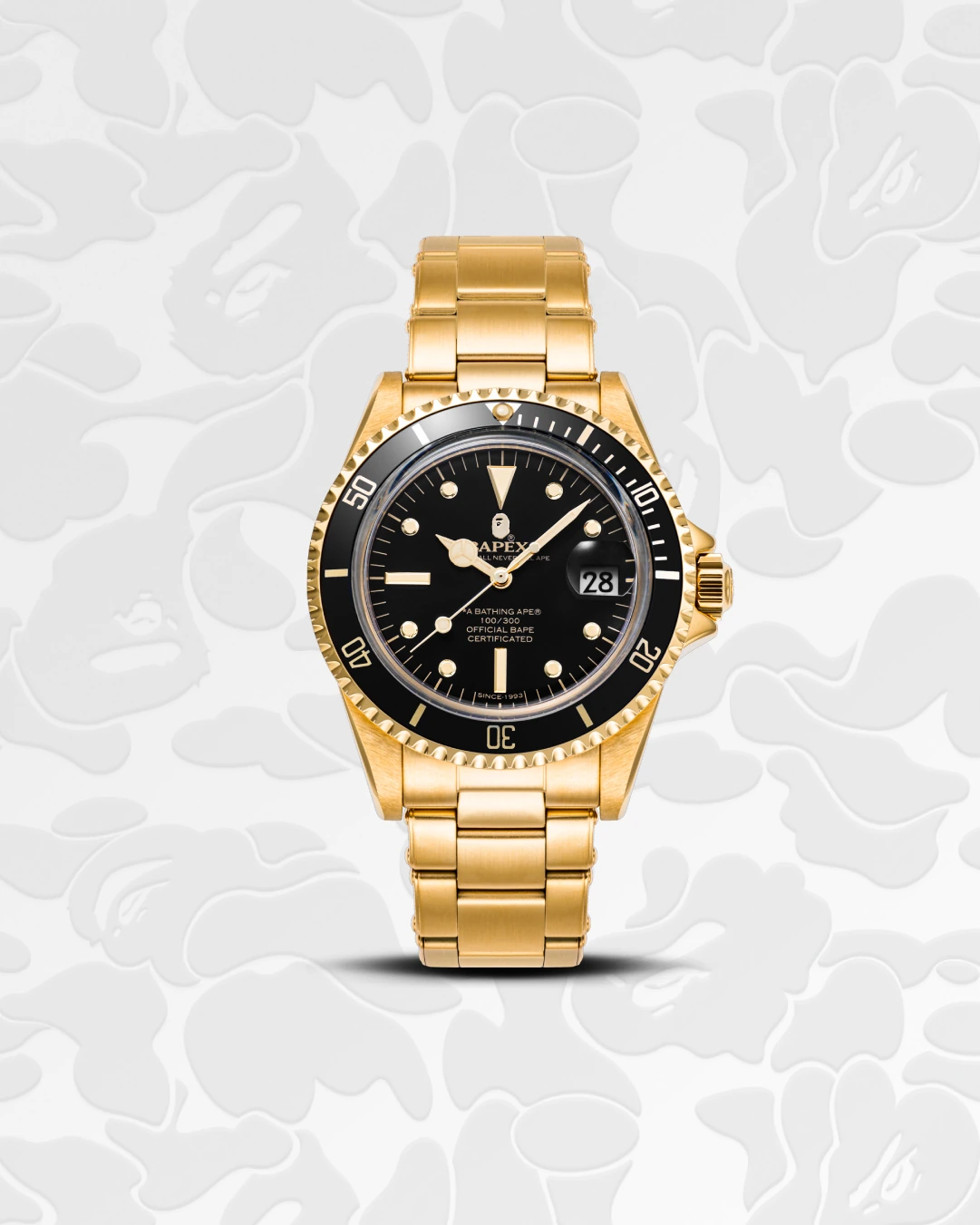 A BATHING APE® 全新 TYPE 1 BAPEX 系列錶款發佈