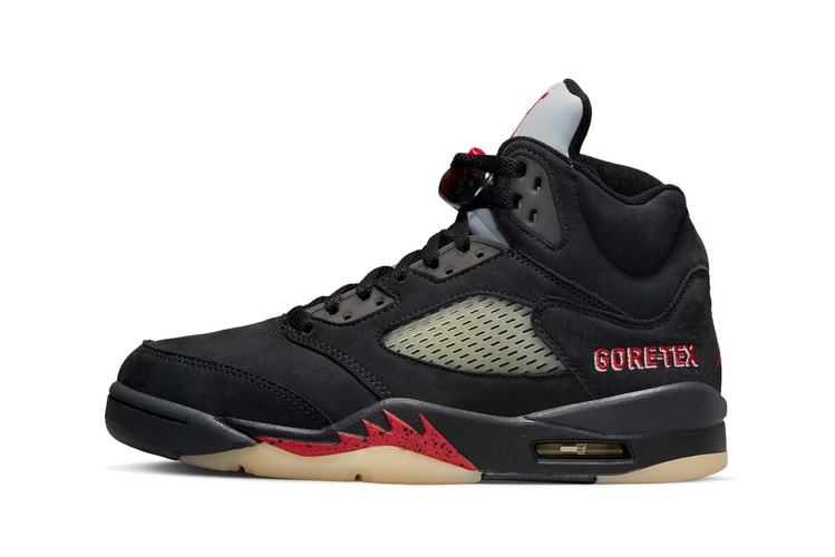 Air Jordan 5 GORE-TEX「Off-Noir」官方圖輯正式發佈