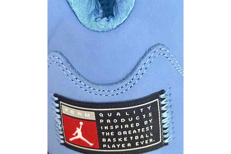 Air Jordan 5 最新配色「UNC」率先曝光