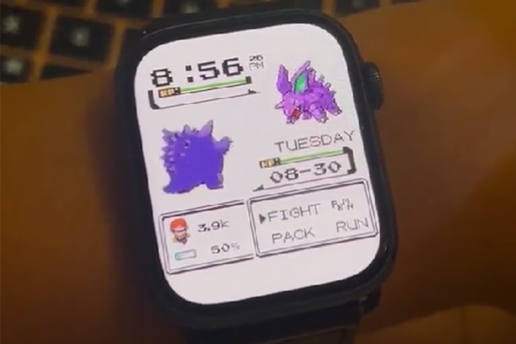 網民打造「初代 Pokémon 遊戲對戰介面」Apple Watch 客製錶面