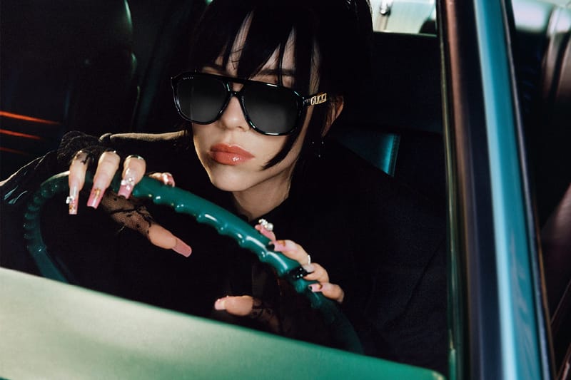 Billie Eilish 首次出鏡演繹全新 Gucci 眼鏡形象大片