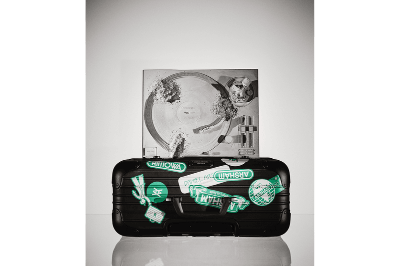 RIMOWA x Daniel Arsham「Eroded Turntable in Pilot Case」聯乘雕塑正式登場