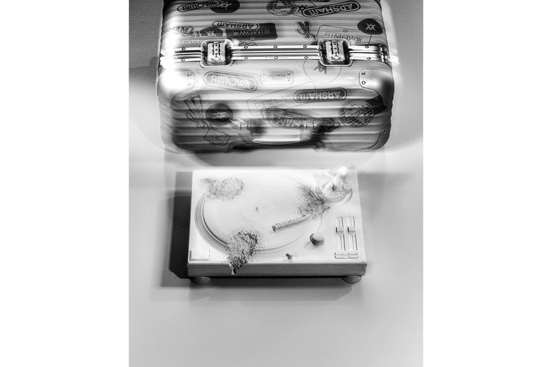 RIMOWA x Daniel Arsham「Eroded Turntable in Pilot Case」聯乘雕塑正式登場