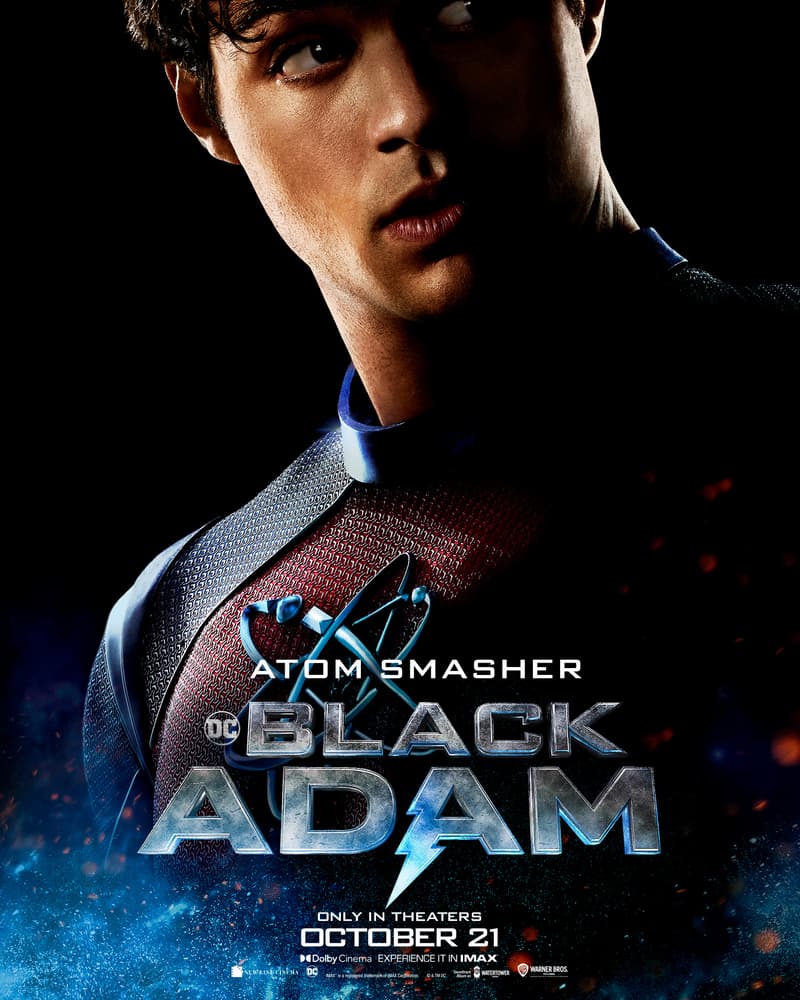 DC 反英雄電影《黑亞當 Black Adam》正式公開多張角色電影海報